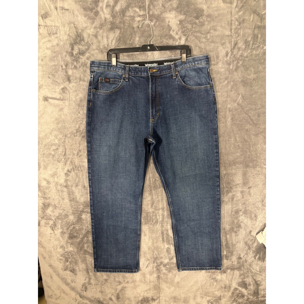 Wrangler 20X No. 42 Vintage Bootcut Jeans Mens Blue Mid Wash Denim Pants